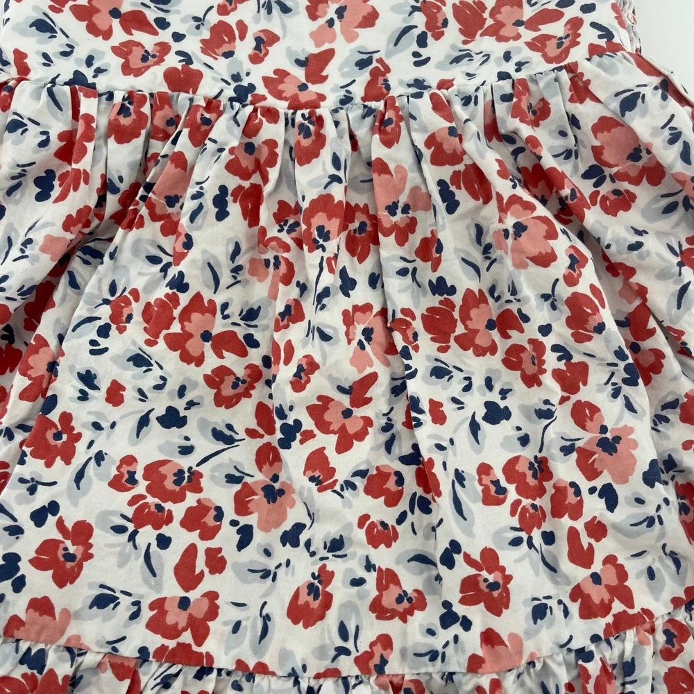 Tommy Bahama Floral‎ Sundress Tiered Sleeveless Casual Girl Size 6